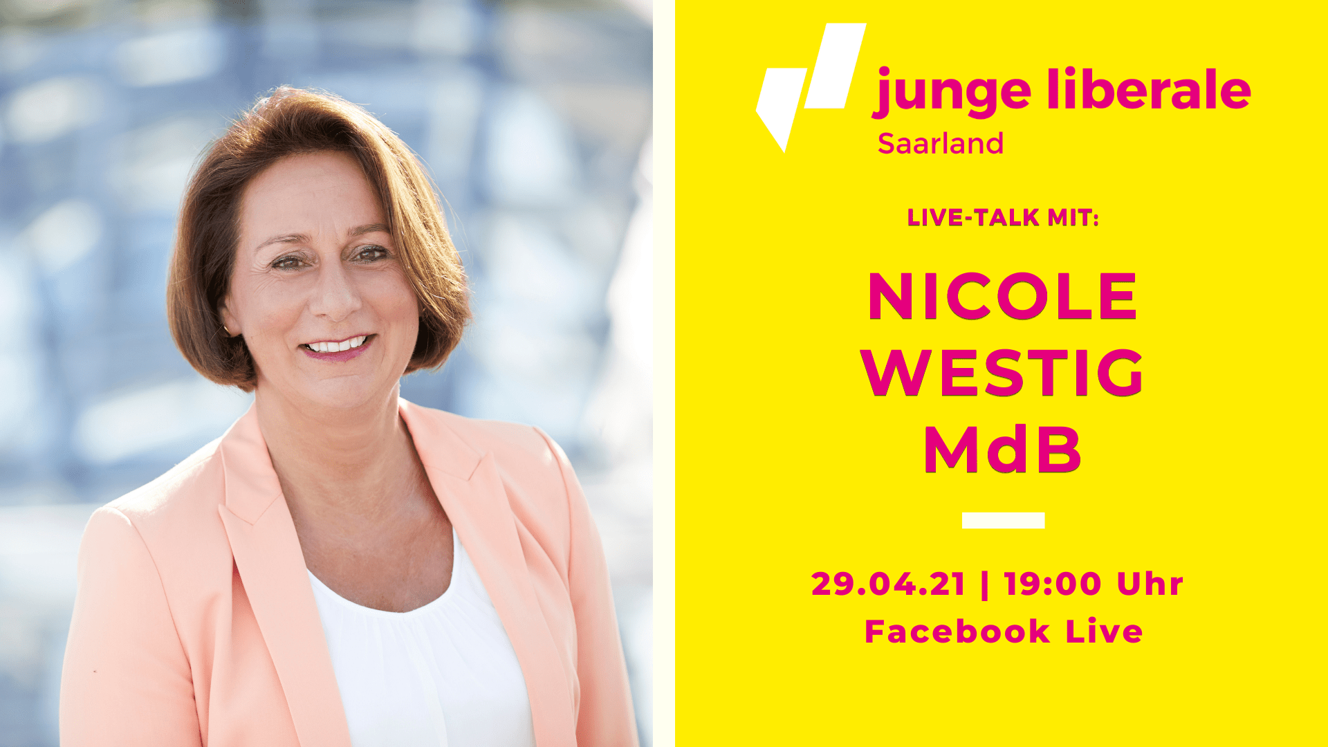 Live Talk mit Nicole Westig (MdB) über Pflegepolitik